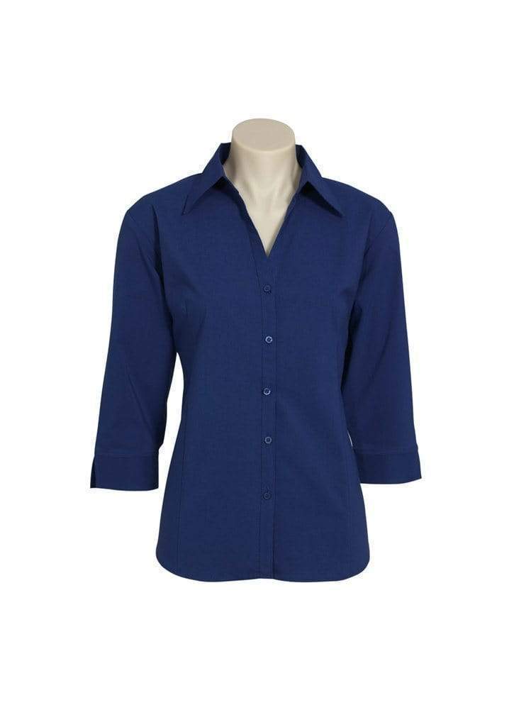 Biz Collection Corporate Wear Royal / 6 Biz Collection Women’s Metro 3/4 Sleeve Shirt Lb7300